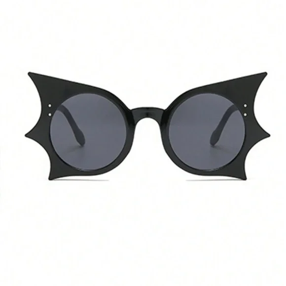 Halloween Spiderweb Bat Black Sunglasses Retro Pinup Fairygrunge Whimsygoth - Picture 2 of 7